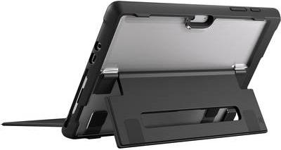 STM BASS DUX Case Coperchio protettivo per Microsoft Surface Go - Nero/trasparente - Standard militare - Surface Pen Fach - Bac