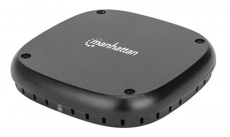 Manhattan 102346 Caricabatterie per dispositivi mobili Universale Nero AC Carica wireless Ricarica rapida Interno