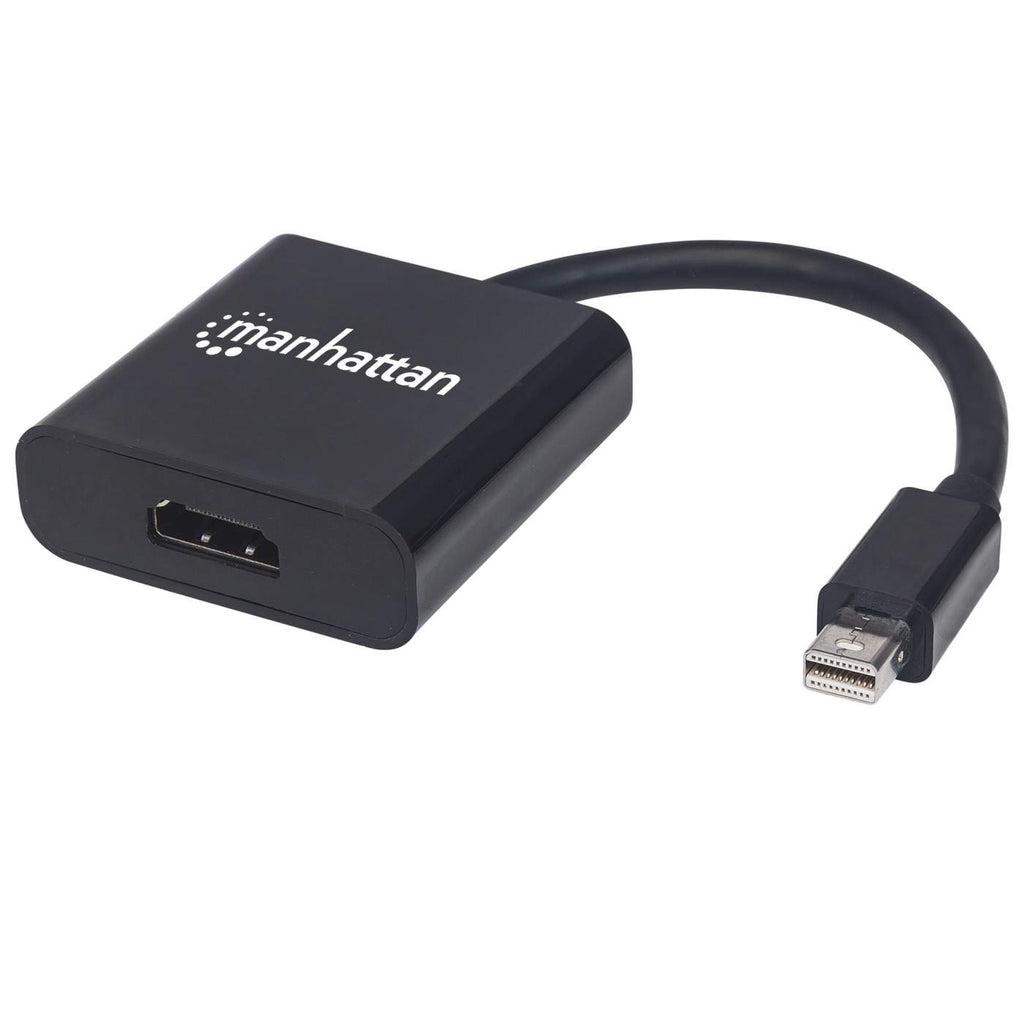 Manhattan 152570 cavo e adattatore video Mini DisplayPort HDMI tipo A Standard Nero (MINI DISPLAYPORT TO HDMI ADAPT- - 19.5CM 4