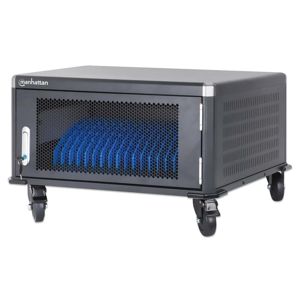 Manhattan 181105 portable device management cart& cabinet Carrello per la gestione dei dispositivi portatili Nero