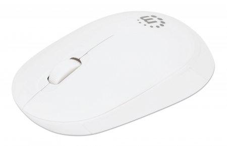 Manhattan 190152 mouse Mano destra RF Wireless Ottico 1000 DPI (PERFORMANCE USB WIRELESS MOUSE- - 2.4GHZ WHITE USB-A 1000DPI)