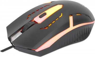 Manhattan 190206 mouse Giocare Ambidestro USB tipo A Ottico 1500 DPI (190206)