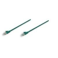 Cavo patch di rete Intellinet, Cat5E, 7,5m, verde, CCA, U/UTP, PVC, RJ45, contatti placcati in oro, SNAGLENS, ATTENZIONE, GARAN