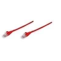 Intellinet - Patch Cable - RJ -45 (M) a RJ -45 (M) - 7,5 m - UTP - Cat 5E - Aboasato, senza gancio - rosso