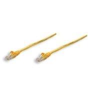 Intellinet - Patch Cable - RJ -45 (M) a RJ -45 (m) - 7,5 m - UTP - Cat 5E - Aboased, senza gancio - giallo