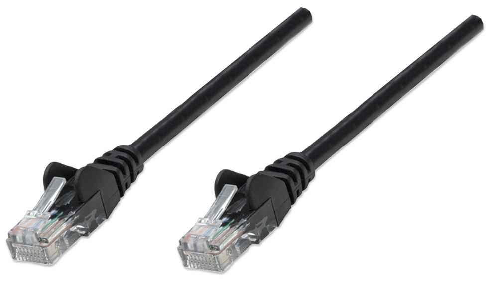 Intellinet 320771 cavo di rete Nero 5 m Cat5e U/UTP (UTP)