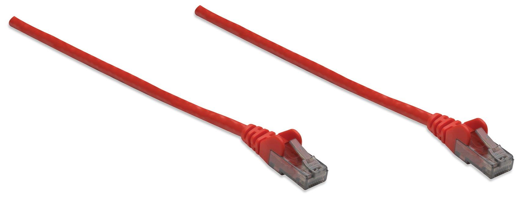Intellinet Cat6 UTP cavo di rete Rosso 10 m U/UTP UTP (NETWORK CABLE CAT6 CCA 10M - RED U/UTP SNAGLESS/BOOTED)