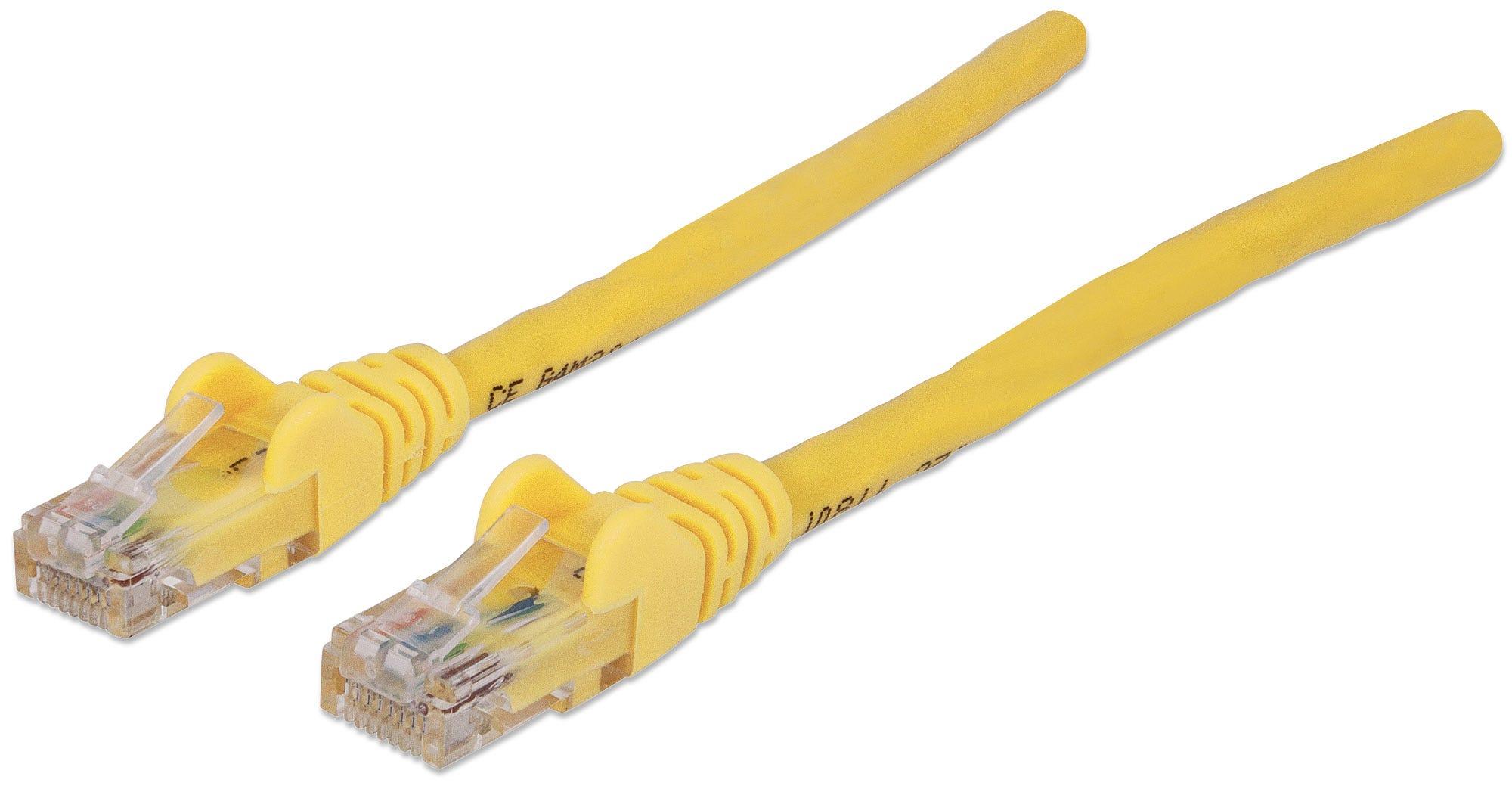 Intellinet 350556 cavo di rete Giallo 30 m Cat6a S/FTP S-STP (NETWORK CABLE CAT6A COPPER 30M- - YELLOW S/FTP SNAGLESS/BOOTED)