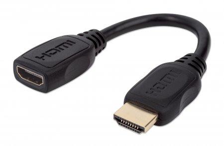 Manhattan 354523 adattatore per inversione del genere dei cavi HDMI 19-pin Nero