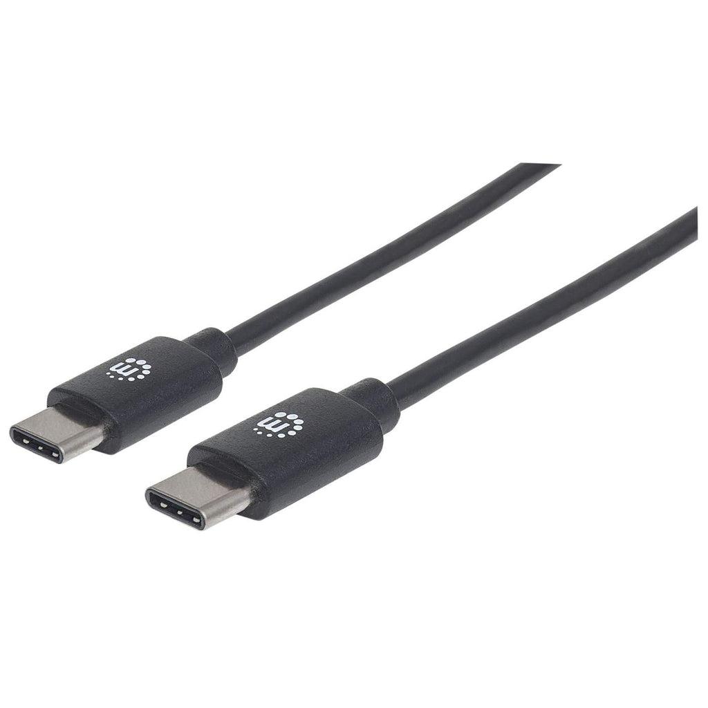 Manhattan 354882 cavo USB 3 m USB 2.0 USB C Nero (USB-C to USB-C Cable 3m Male to Male Black 480 Mbps USB 2.0 Equivalent to Sta