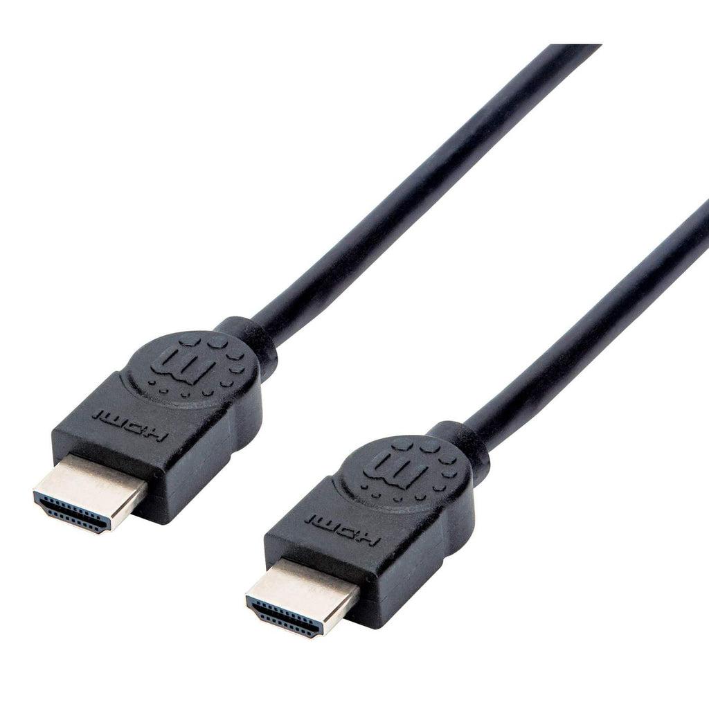 Manhattan 355308 cavo HDMI 15 m HDMI tipo A Standard Nero (HDMI Cable 4K30Hz High Speed 1.5m Male to Male Black Equivalent to S