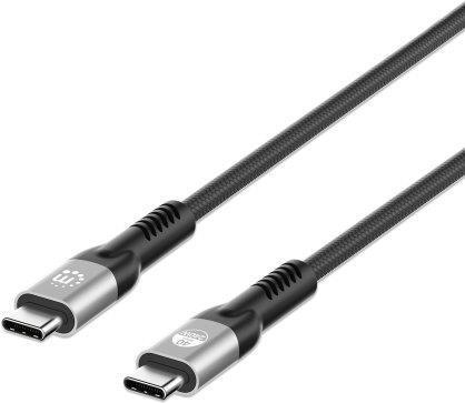 Manhattan 356374 cavo USB 1 m USB4 Gen 3x2 USB C Nero (USB-C to USB-C Cable 240W 1m Male to Male Black Thunderbolt 4 40 Gbps US