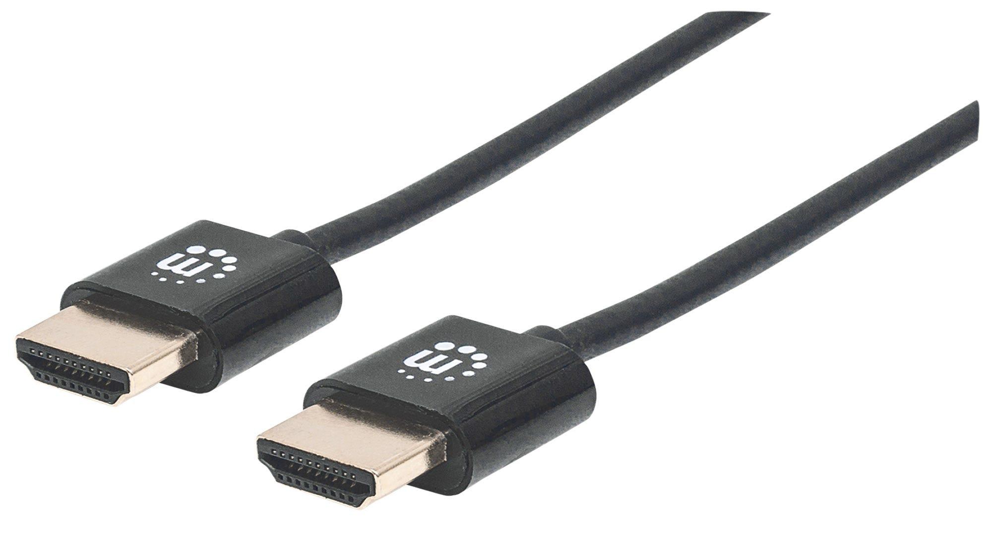 Manhattan 394406 cavo HDMI 0,5 m HDMI tipo A (Standard) Nero