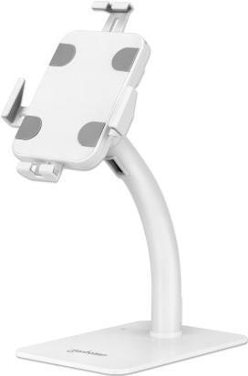 Manhattan 406352 supporto per personal communication Tablet/UMPC Bianco (DESKTOP KIOSK STAND TABLET/IPAD - -ROTATE TILT LOCKABL