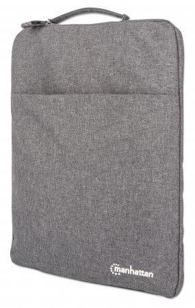 Manhattan Seattle 396 cm 15.6 Custodia a tasca Grigio (Seattle Laptop Sleeve 15.6 Grey Padded Extra Soft Internal Cushioning Ma