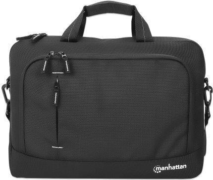 Manhattan 440363 borsa per laptop 358 cm 14.1 Borsa da corriere Nero (Helsinki Eco Friendly Laptop Bag 14.1 Top Loader Black Pa