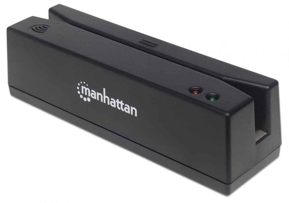 Manhattan 460255 lettore di carte magnetiche Nero USB