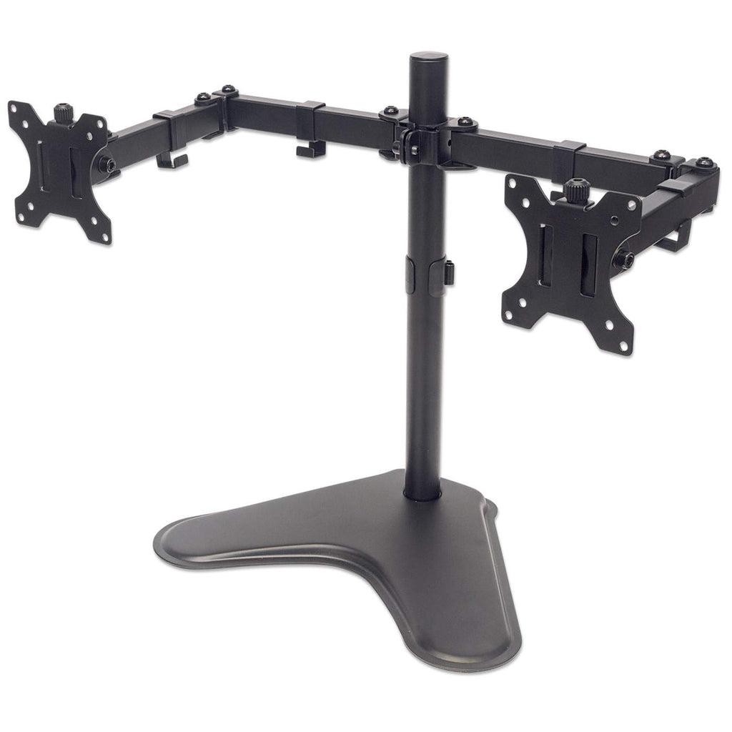 Manhattan 461559 supporto da tavolo per Tv a schermo piatto 81,3 cm [32] Nero Scrivania (TV & Monitor Mount, Desk, Double-Link