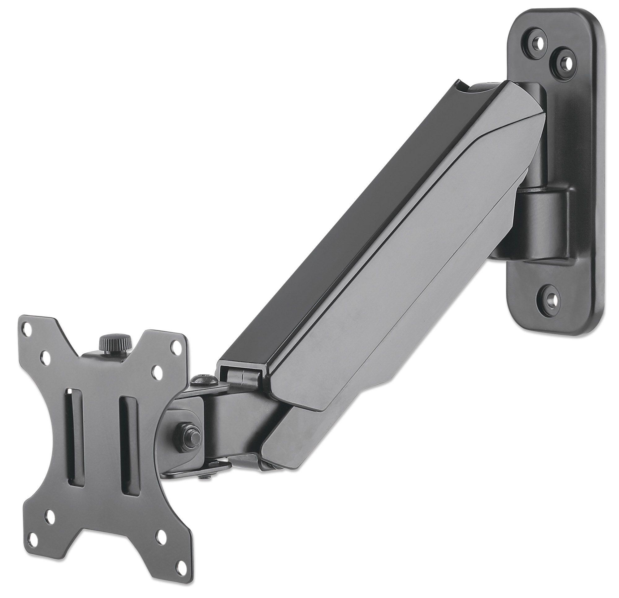 Manhattan 461603 supporto da tavolo per Tv a schermo piatto 81,3 cm [32] Grigio Parete (TV & Monitor Mount, Wall, Spring Arm, 1