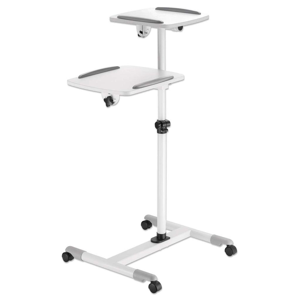 Manhattan 461726 carrello e supporto multimediale Grigio, Bianco Taccuino/Proiettore Carrello multimediale (Mobile Cart for Pro
