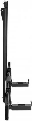 Manhattan 461849 supporto da parete per casse acustiche Plastica Acciaio Nero (SOUNDBAR MOUNT UNIVERSAL- - WALL OR VESA MOUNT U