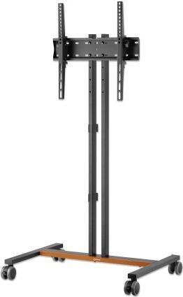 Manhattan 462068 Supporto TV a parete 139,7 cm [55] Nero (TV & Monitor Mount, Trolley Stand [Compact], 1 screen, Screen Sizes: