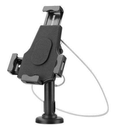 Manhattan 462112 supporto per personal communication Supporto passivo Tablet/UMPC Nero (iPad & Tablet Desk Stand, Lockable, Wal