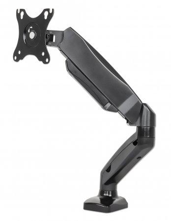 Manhattan 462303 supporto da tavolo per Tv a schermo piatto 686 cm 27 Nero Scrivania (TV/MONITOR DESK MOUNT GAS FULL- - MOTION