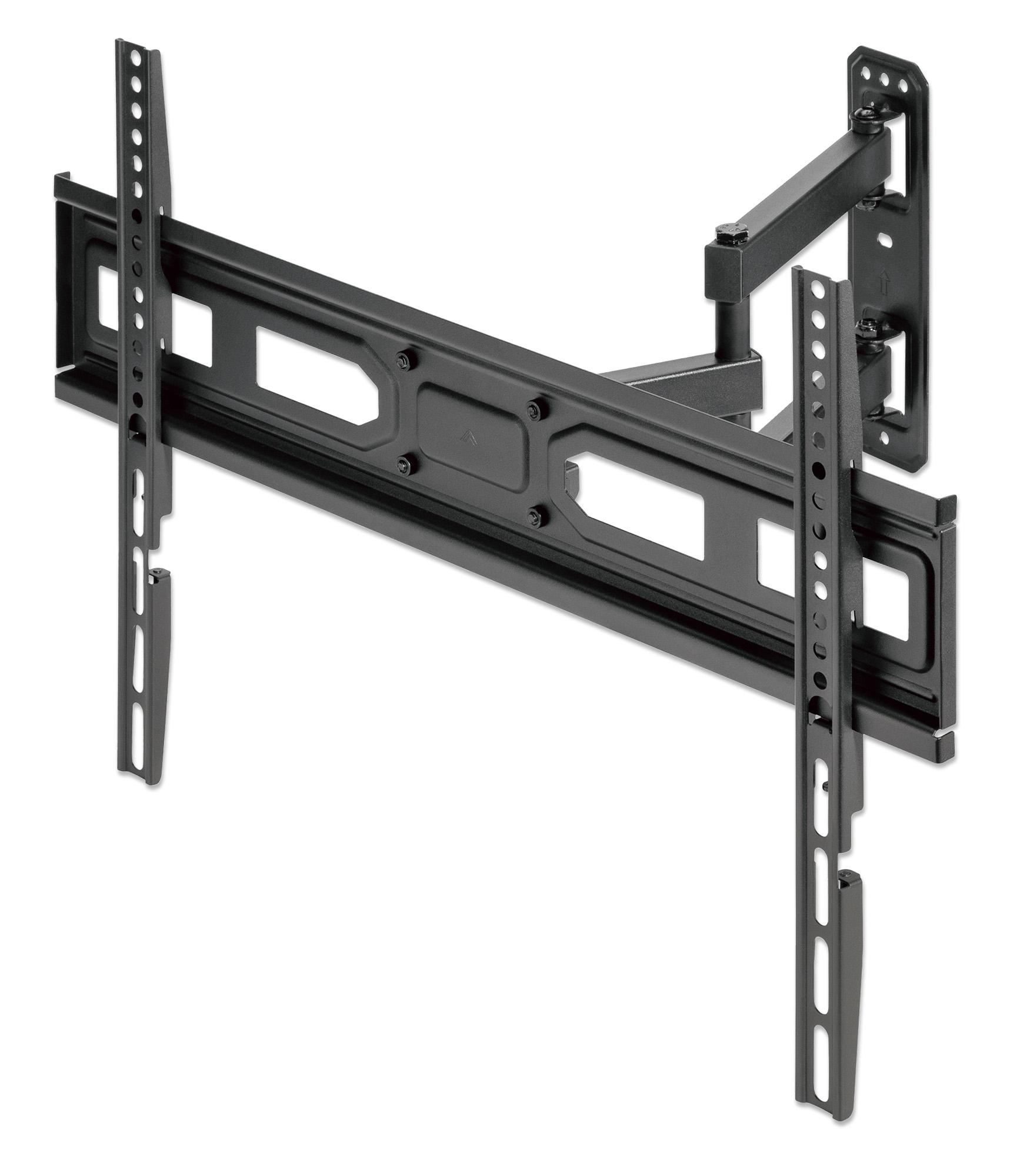 Manhattan 462426 Supporto TV a parete 177,8 cm [70] Nero (TV/MONITOR WALL MOUNT FULL- - MOTION 65IN VESA TO 600X400 35KG)