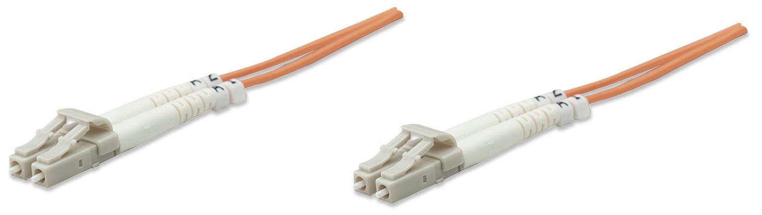 Intellinet 3.0m LC M/M cavo InfiniBand e in fibra ottica 3 m Arancione