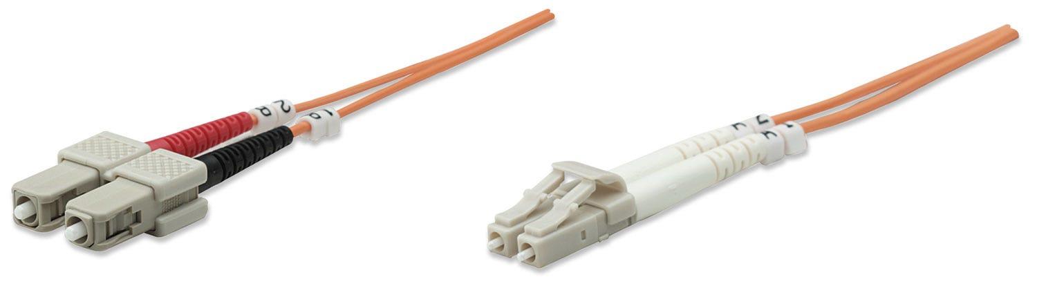 Intellinet 1.0m LC-SC M/M cavo InfiniBand e in fibra ottica 1 m Arancione