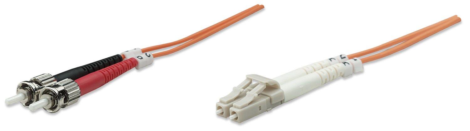 Intellinet 3m LC/ST cavo InfiniBand e in fibra ottica Arancione