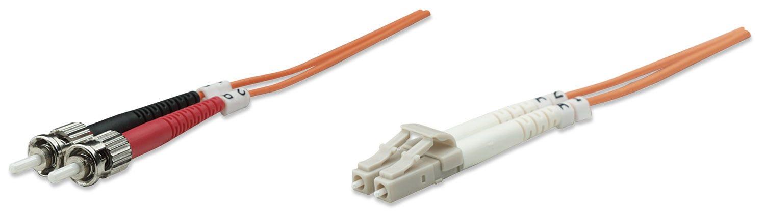 Intellinet 5m LC/ST cavo InfiniBand e in fibra ottica Arancione