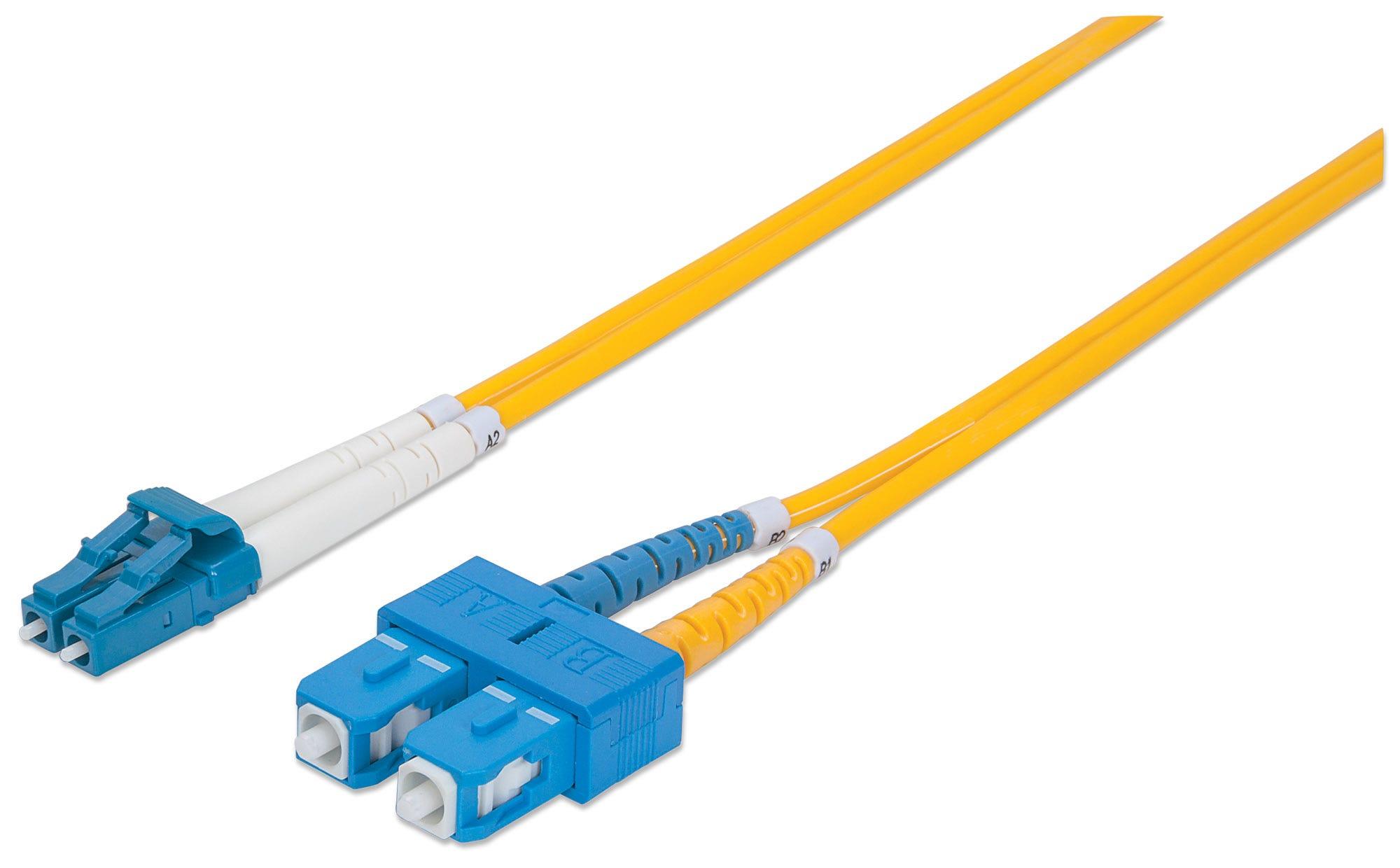 Intellinet 473729 cavo InfiniBand e in fibra ottica 5 m LC SC Giallo