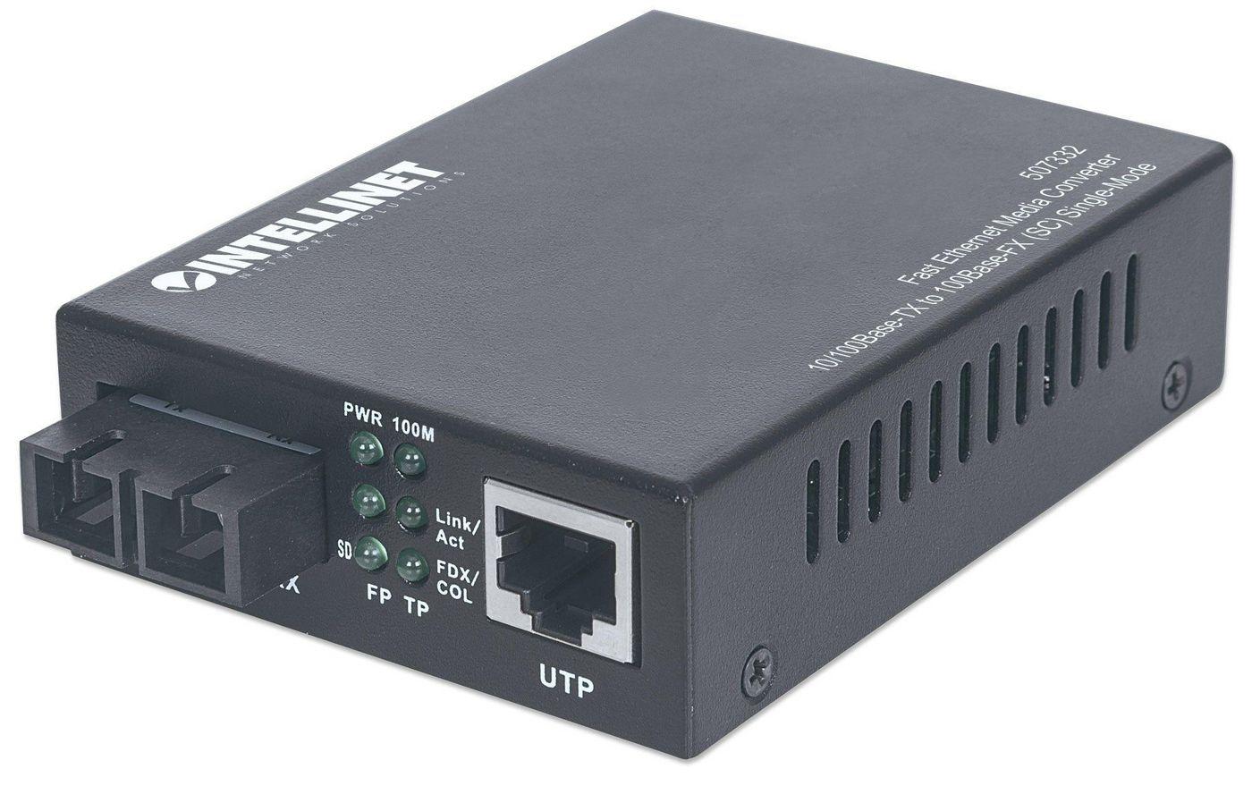 Intellinet 507332 convertitore multimediale di rete 100 Mbit/s 1310 nm ModalitÃƒÂ  singola