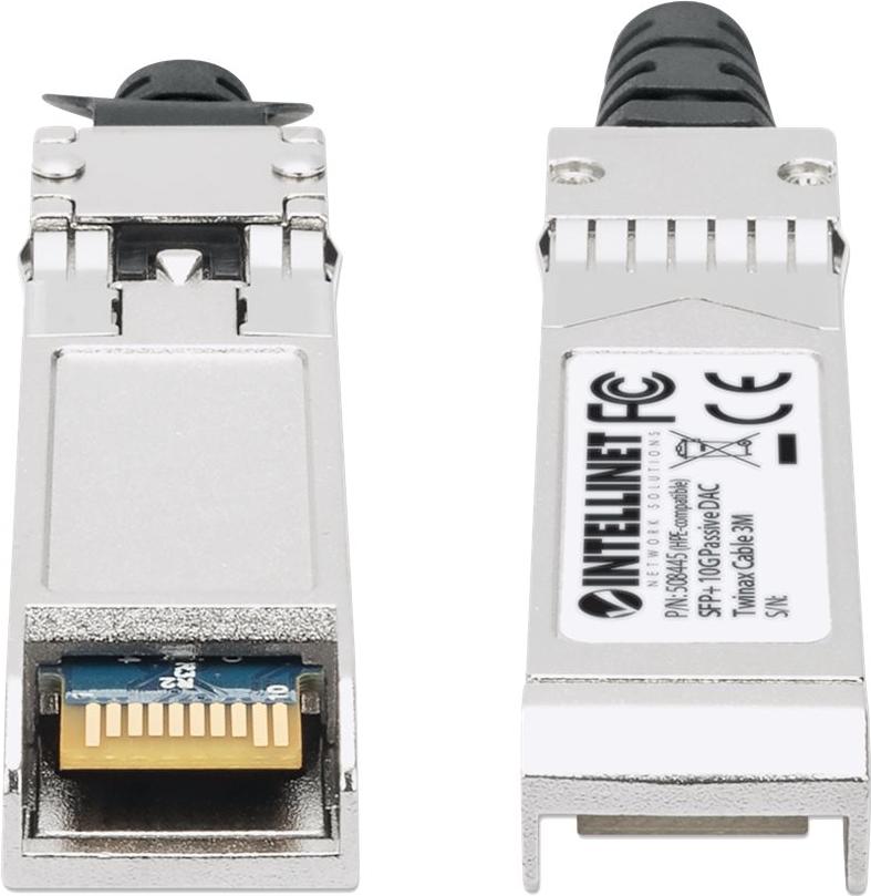 Intellinet - Cavo di connessione diretta 10GBase - SFP+ (M) a SFP+ (M) - 3,0m - Twinaxial - Passive, a bassa latenza, 10 gigabi