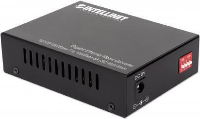 Intellinet-media converter-gige-10base-T, 1000base-SX, 100base-TX, 1000base-T-RJ-45 / SC Multi-Mode-850 NM (508544)