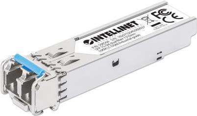 Intellinet Gigabit SFP Mini-GBIC Industrial Transfer per LWL Cable 1000Base-LX (LC) Porta Singlemode, 10 km, conforme a MSA per