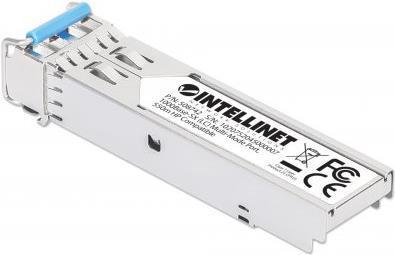 Intellinet Gigabit SFP Mini-GBIC Transè per la porta multimodale Cavo LWL 1000Base-SX (LC) 550 M compatibile HPE argento (5087