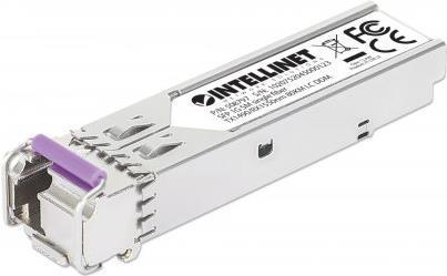 Intellinet Gigabit SFP Mini-GBIC TRASCECHIVER WDM bidirezionale per cavo LWL 1000base-bx-u (LC) Porta singlemode, 80 km, BIDI W