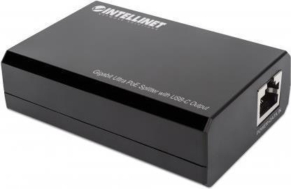 Intellinet 561693 divisore di rete Nero Supporto Power over Ethernet (PoE)