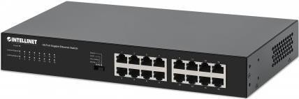 Intellinet a 16 porte Gigabit Ethernet Switch 16 x 10/100/1000 Mbit/S RJ45-Portes, Green Ethernet/IEEE 802.3az Efficienza ENITR