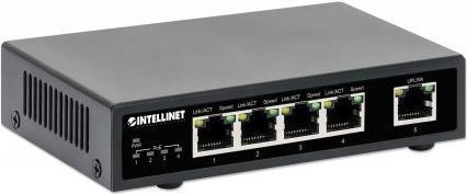 Intellinet 561839 switch di rete Gigabit Ethernet (10/100/1000) Supporto Power over Ethernet (PoE) Nero