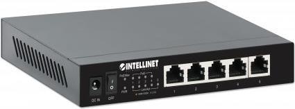 Intellinet a 5 porte 2,5g Ethernet Poe+ Switch quattro PSE POE+ Porte, 10/1000/2500 Mbit/s su tutte le porte, 55 W Budget per l