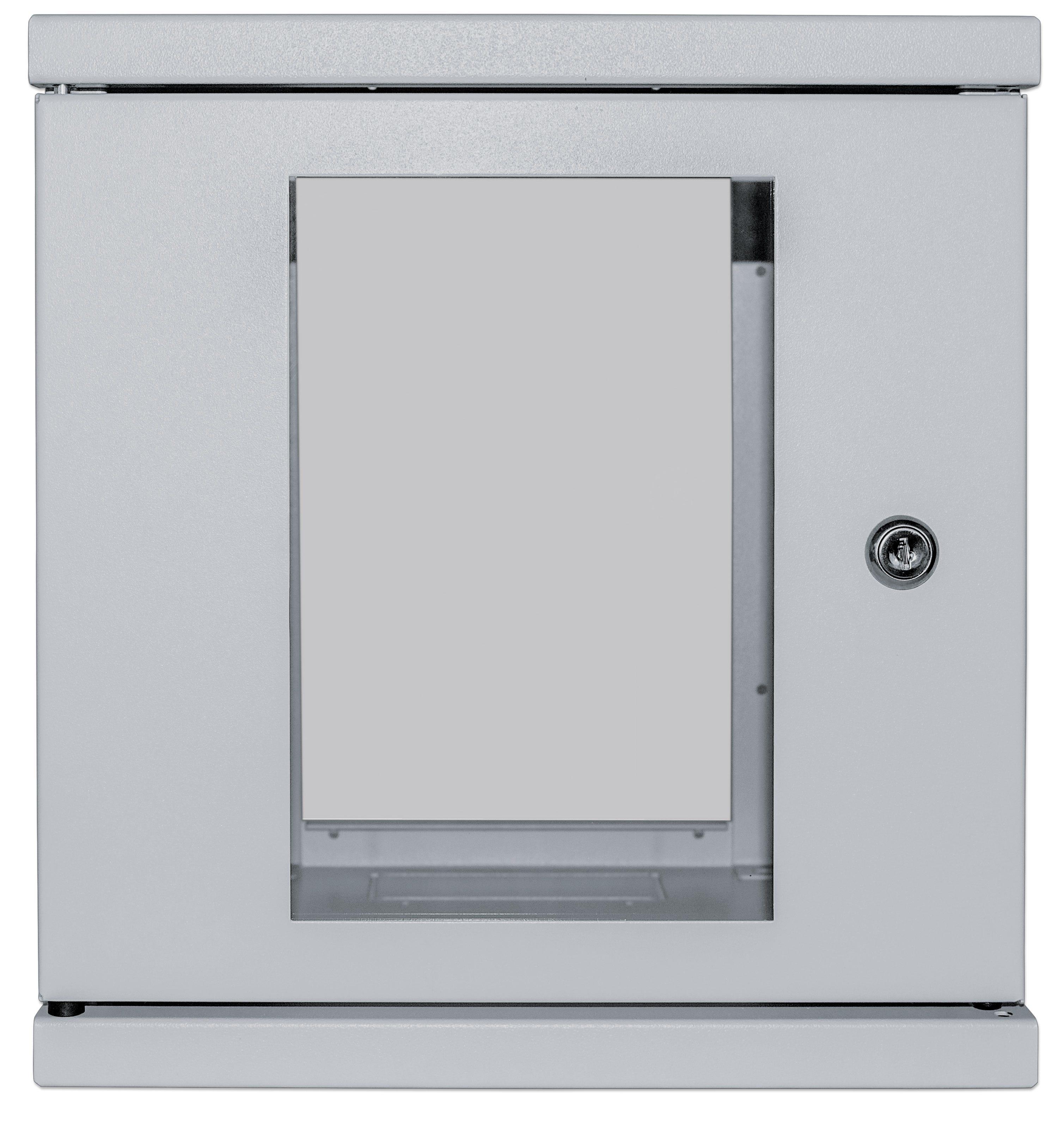 Intellinet 711708 rack 6U Da parete Grigio (NETWORK CABINET 10IN WALL MOUNT - -6U [STANDARD] 300MM GREY ASSEM)