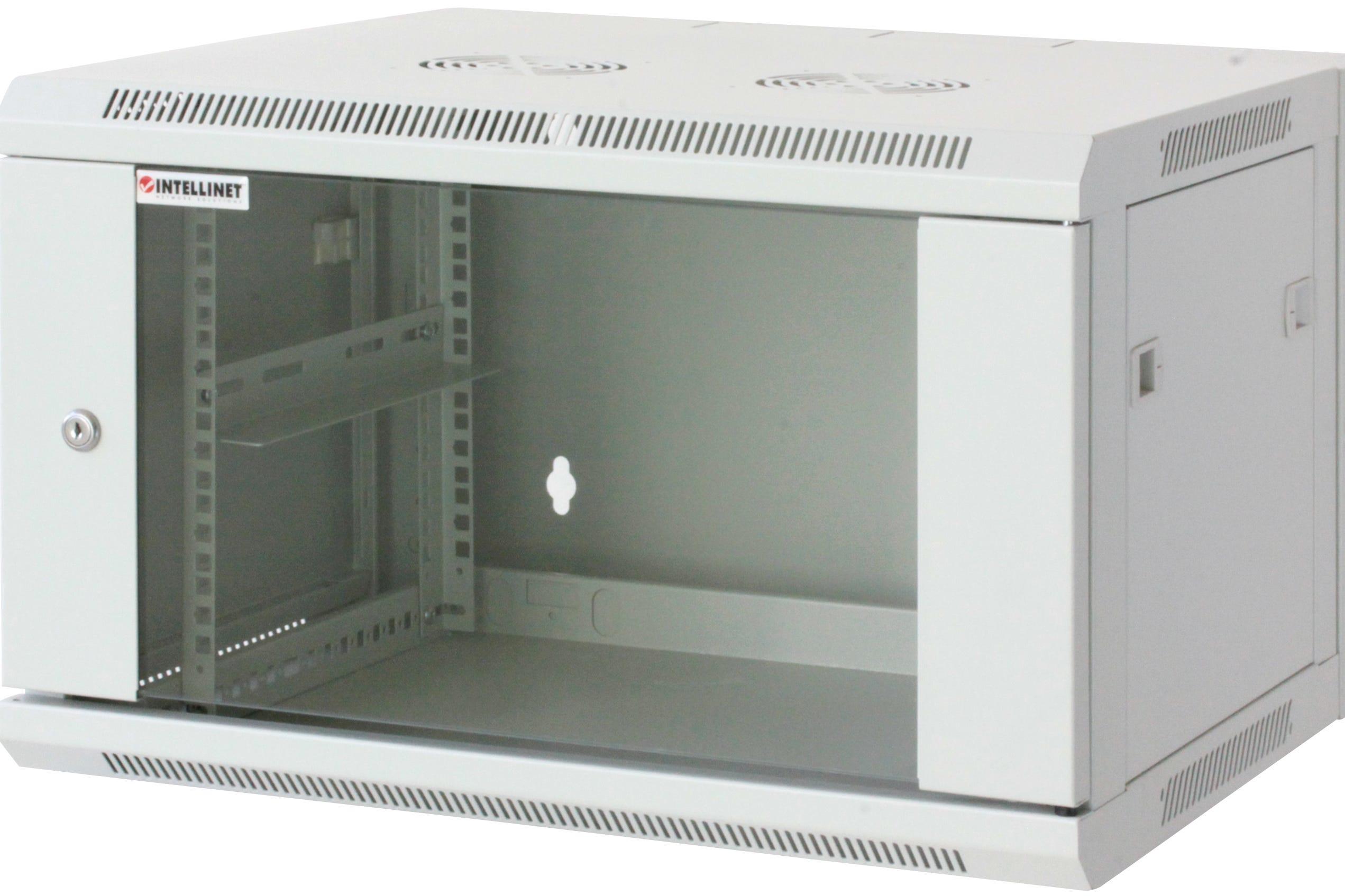 Intellinet 711913 rack 12U Da parete Grigio (NETWORK CABINET WALL MOUNT 12U- - [STANDARD] 600MM GREY ASSEMBLED)