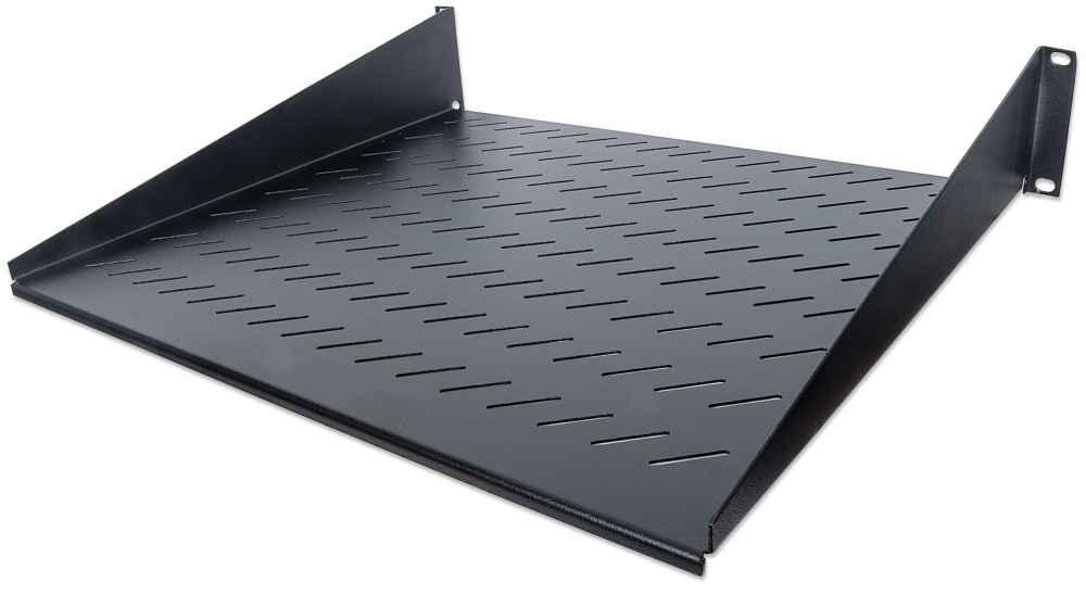 Intellinet 712514 porta accessori Mensola per scaffale (19 Cantilever Shelf, 2U, 2-Point Front Mount, 400mm Depth, Vented, Max