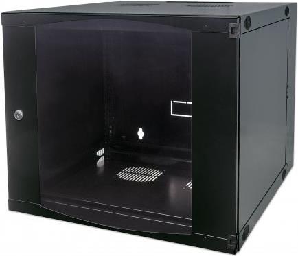 Intellinet 713849 rack 9U Da parete Nero (NETWORK CABINET WALL MOUNT- - DOUBLE 9U 600MM BLACK FLATPACK)