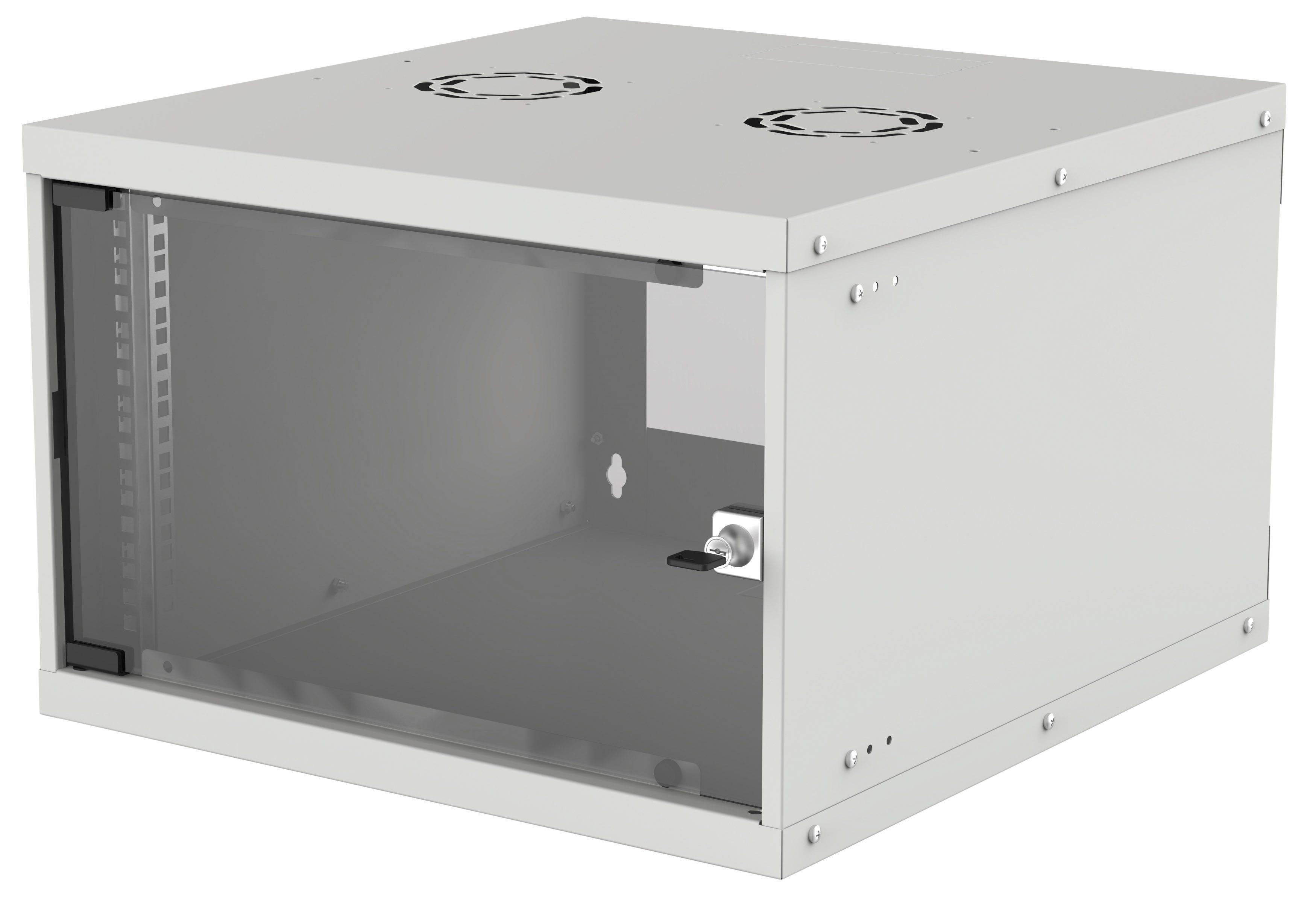Intellinet 714150 rack 6U Da parete Grigio
