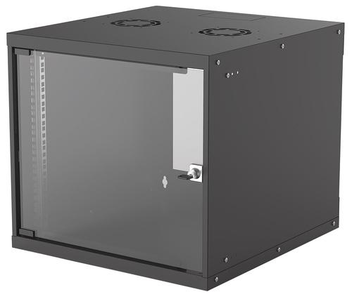 Intellinet 714808 rack 9U Da parete Nero (NETWORK CABINET WALL MOUNT 9U- - [BASIC] 560MM BLACK FLATPACK)